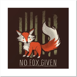 No fox given Posters and Art